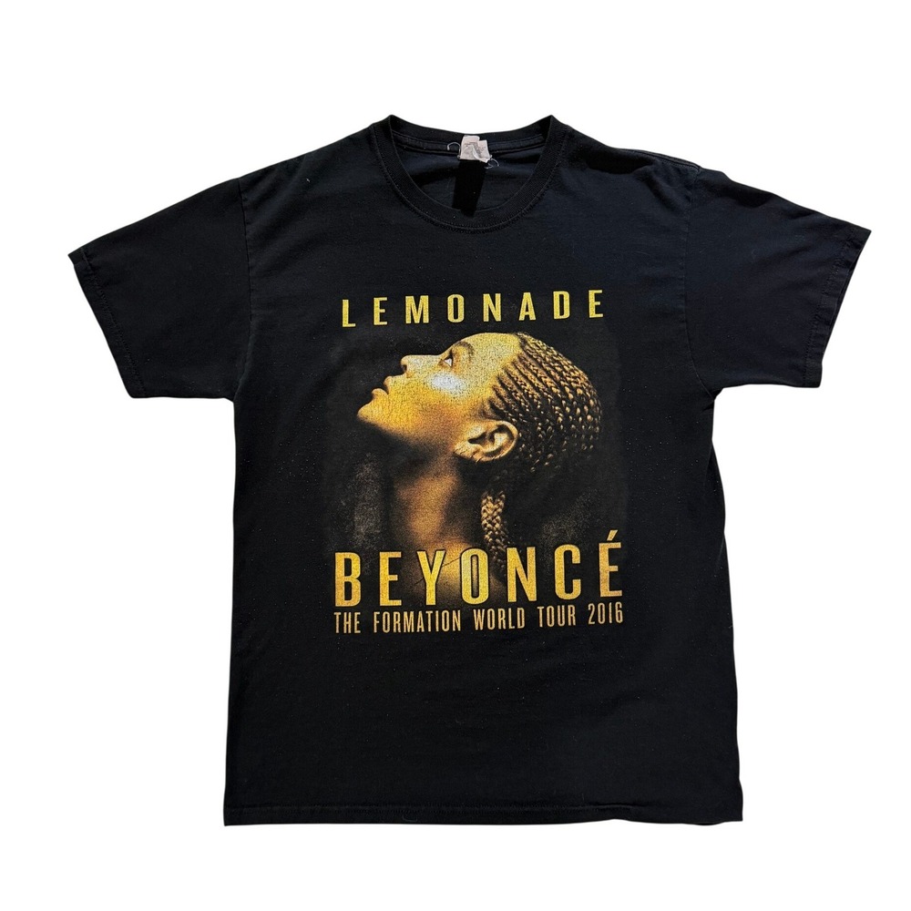 Beyonce Lemonade Formation Tour 2016 Graphic T Shirt Medium Black